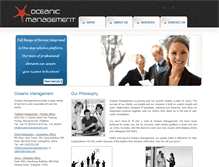 Tablet Screenshot of oceanicmanagement.com